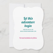 Vespa Koppel Sla de datum op Save The Date (Achterkant)