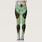 Vespadash Moderne leuke workout Leggings (Voorkant)