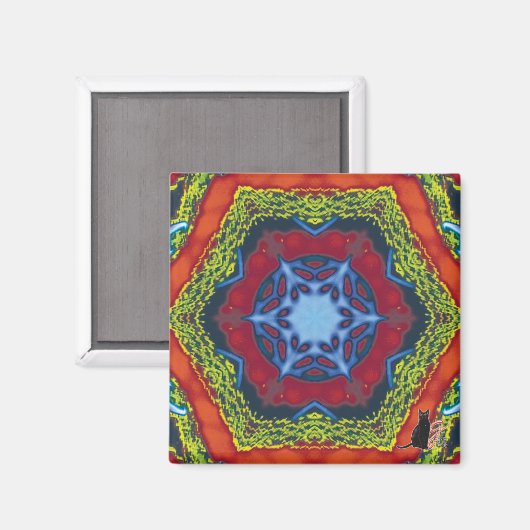 Vesper Kaleidoscope Magnet Magneet (Voorkant / Achterkant)