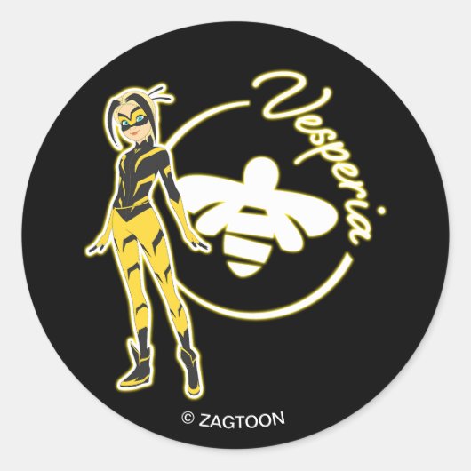 Vesperia badge ronde sticker (Voorkant)