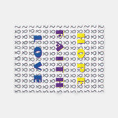 Vessie Cancer Sensibilisation Ruban Couvertures en (Devant (Horizontal))