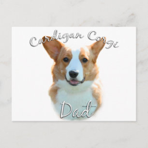 Vest Welsh Corgi Dad 2 Briefkaart