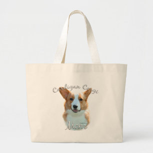 Vest Welsh Corgi Mom 2 Grote Tote Bag