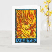 Vesta Greeting Card Kaart (Gele Bloem)