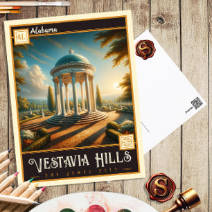 Vestavia Hills, Alabama Antiek Briefkaart