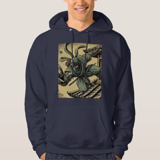 VESTE À CAPUCHE 忍者 (Devant)