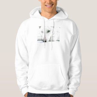 VESTE À CAPUCHE 白柴犬パーカー