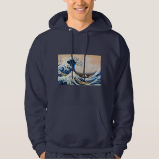 Veste À Capuche 神奈川沖浪裏, grande vague de 北斎, Hokusai