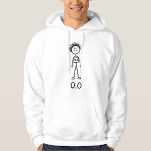 Veste À Capuche 0.0 Type Drôle Stick Figure Guy Runner Marathon Bl