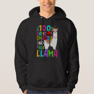 Veste À Capuche 100 Jours Smarter Aucun problème Cute Llama 100ème