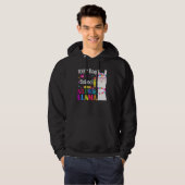Veste À Capuche 100e jour d'école enseignant élève 100 jours intel (Devant entier)
