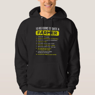 Veste À Capuche 10 Raisons À Ce Jour Un Agriculteur Drôle Humour A