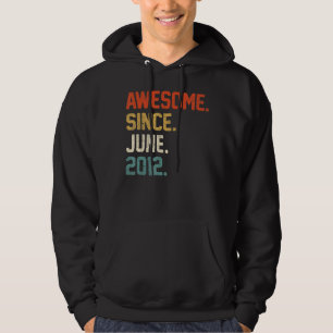 Veste À Capuche 10e anniversaire 10 ans stupéfiant depuis juin 201
