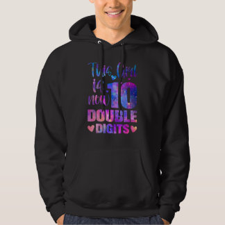 Veste À Capuche 10e anniversaire Cadeau Cette fille est maintenant