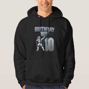 Veste À Capuche 10e anniversaire garçon Dabbing Robot 10 ans Anniv