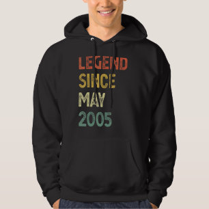 Veste À Capuche 17 Ans Légende depuis mai 2005 17ème anniversaire