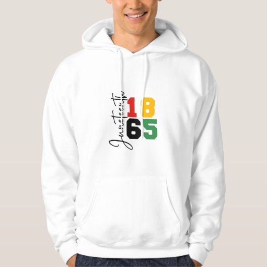 Veste À Capuche 1865 Le Véritable Jour de l'Indépendance (Devant)