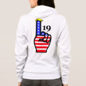 Veste À Capuche 19 : Sweatshirt à capuchon à zip (Dos)