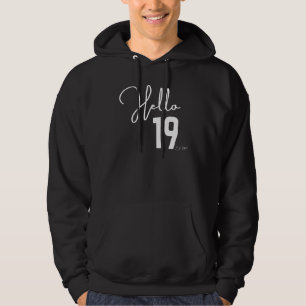 Veste À Capuche 19e Birthday Hello Nineteen Hello 19 Est 2003