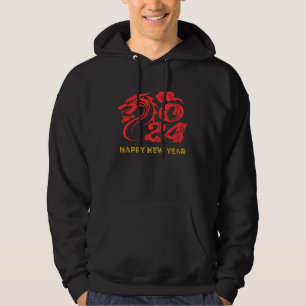Veste À Capuche 2024 Bonne Année