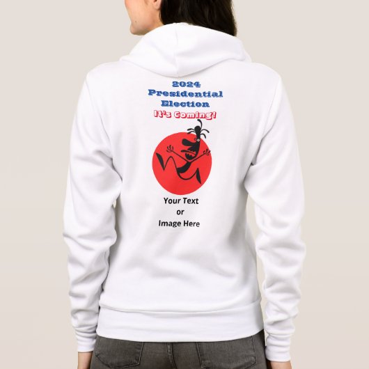 Veste À Capuche 2024 Présidential Election Running Man Edition (Dos)