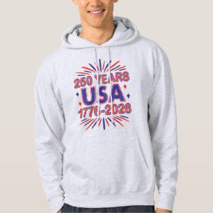 Veste À Capuche 250 ans USA   Semiquinentenaire 1776-2026