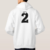 Veste À Capuche 2, lettre aux yeux, (Dos)