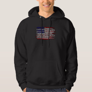 Veste À Capuche 2ème amendement USA Flag Pro Guns American