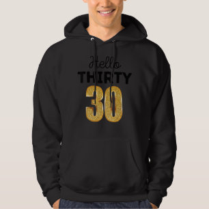 Veste À Capuche 30e anniversaire Bonjour Trente Escouade