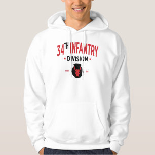 Veste À Capuche 34e division d'infanterie - US Military