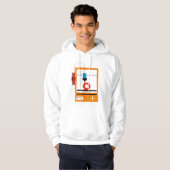 Veste À Capuche 3D a imprimé l'usage de sueur ! (Devant entier)