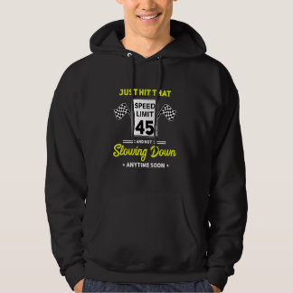 Veste À Capuche 45e anniversaire Limite de vitesse Signal 45 mi/h 