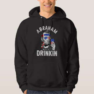 Veste À Capuche 4 juillet Abraham Boire Merica Abe Lincoln Be