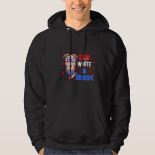 Veste À Capuche 4 juillet Pitbull Rouge Blanc Boom