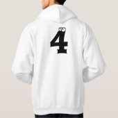 Veste À Capuche 4, lettre avec des yeux (Dos)