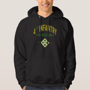 Veste À Capuche 4e division d'infanterie - armée américaine