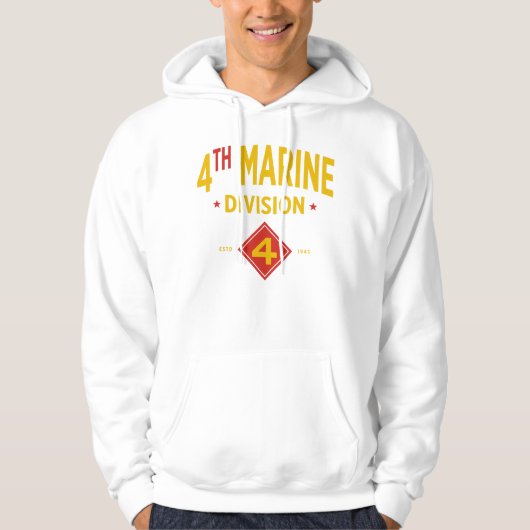 Veste À Capuche 4e division maritime des États-Unis (Devant)