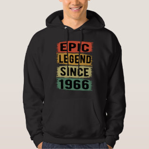 Veste À Capuche 59 Ans Anniversaire 1966 Légende épique 59e annive
