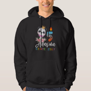 Veste À Capuche 5 Anniversaire Panda Party Enfants Garçons Filles