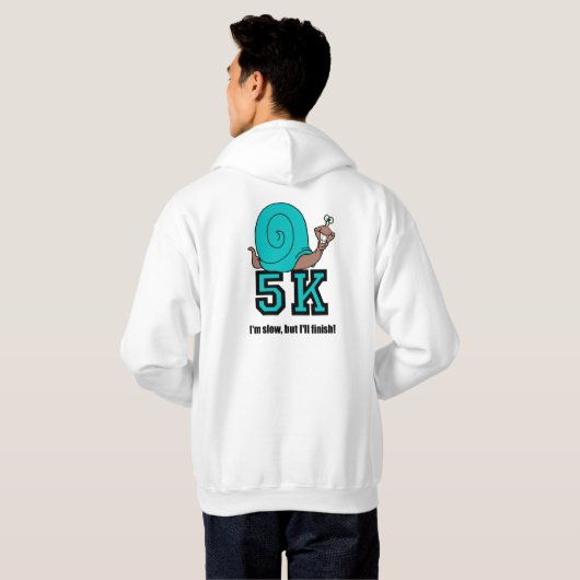 Veste À Capuche 5K drôle (Dos entier)