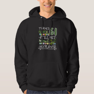 Veste À Capuche 61e anniversaire I Succulent I Pot Plante Head I W