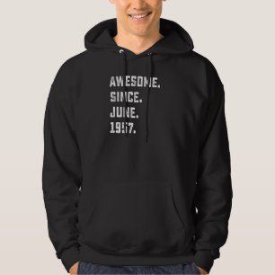 Veste À Capuche 65e anniversaire stupéfiant depuis juin 1957 65 an