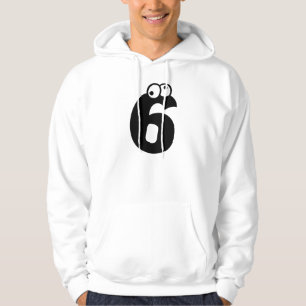 Veste À Capuche 6, lettre avec globes oculaires