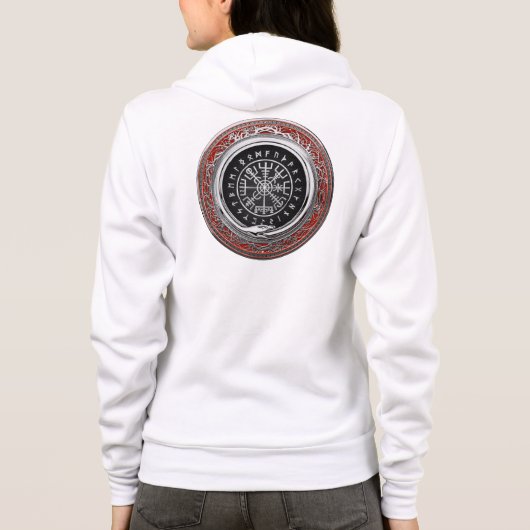 Veste À Capuche [700] Vegvisir - Viking Silver Magic Runic Compass (Dos)