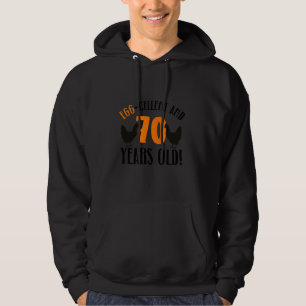 Veste À Capuche 70e anniversaire 70 ans éleveur de poulets Poulet