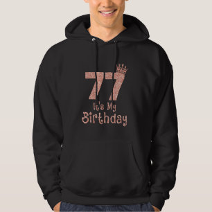 Veste À Capuche 77 C'est mon anniversaire 77 ans Joyeux 77e annive