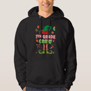 Veste À Capuche 7e année Elf Crew Noël Père Noël Helper Septième
