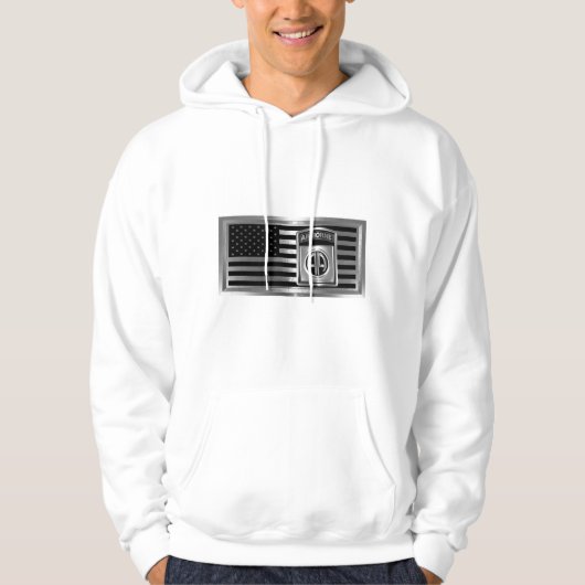 Veste À Capuche 82e division aéroportée Acier Indicateur (Devant)