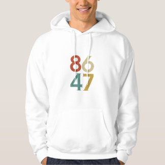 Veste À Capuche 86 47 Trump Cool rétro anti-Trump