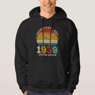 Veste À Capuche 86 Ans 1939 Retro Magnifique 90e anniversaire Cade